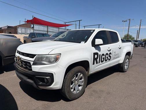 Summit White 2021 Chevrolet Colorado LT