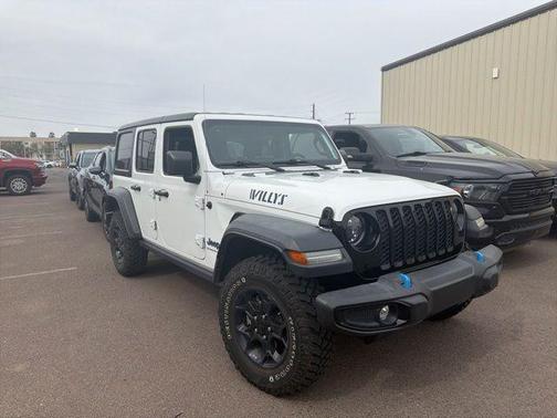 Bright White Clearcoat 2023 Jeep Wrangler 4xe Base