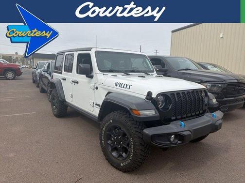 Bright White Clearcoat 2023 Jeep Wrangler 4xe Base