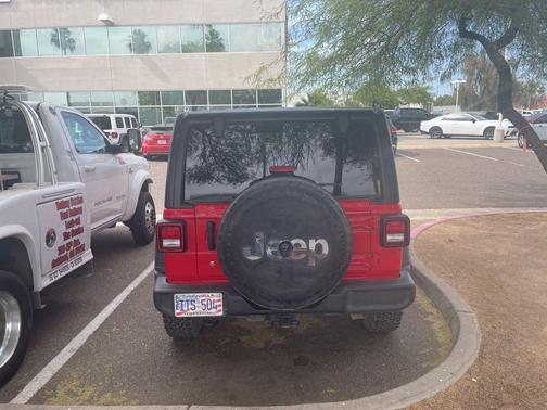 Firecracker Red Clearcoat 2018 Jeep Wrangler Unlimited Sport