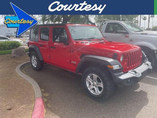 Firecracker Red Clearcoat 2018 Jeep Wrangler Unlimited Sport