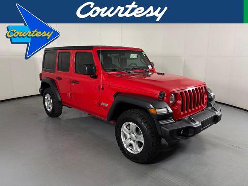 Firecracker Red Clearcoat 2018 Jeep Wrangler Unlimited Sport