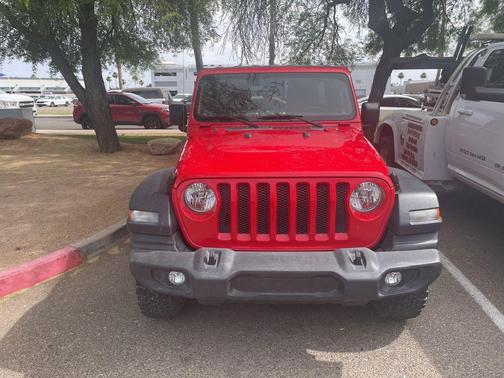 Firecracker Red Clearcoat 2018 Jeep Wrangler Unlimited Sport