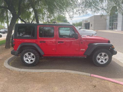 Firecracker Red Clearcoat 2018 Jeep Wrangler Unlimited Sport
