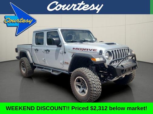 Silver Zynith Clearcoat 2023 Jeep Gladiator Mojave 4x4