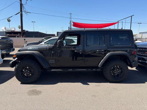Black Clearcoat 2024 Jeep Wrangler 4xe Willys