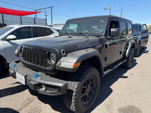 Black Clearcoat 2024 Jeep Wrangler 4xe Willys