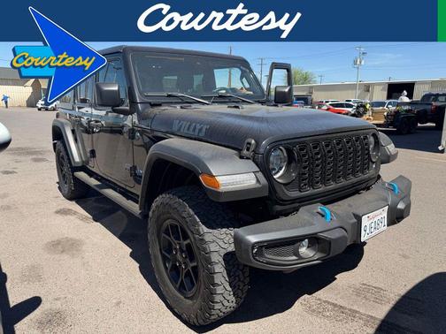 Black Clearcoat 2024 Jeep Wrangler 4xe Willys
