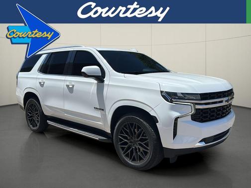Summit White 2021 Chevrolet Tahoe LS