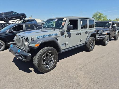 Sting-Gray Clearcoat 2023 Jeep Wrangler 4xe Rubicon