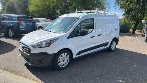 Frozen White 2023 Ford Transit Connect XL Cargo Van