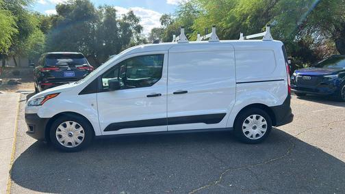 Frozen White 2023 Ford Transit Connect XL Cargo Van