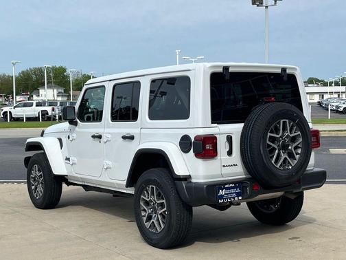 Bright White Clearcoat 2025 Jeep Wrangler Sahara