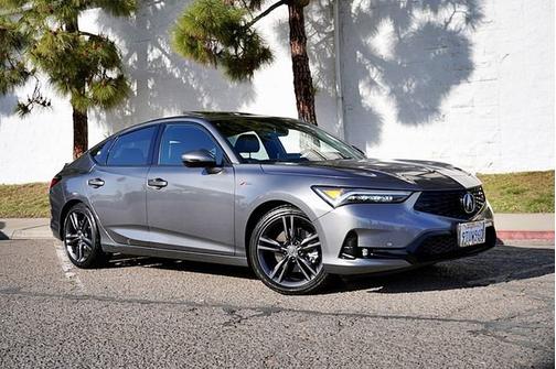 Liquid Carbon Metallic 2025 Acura Integra