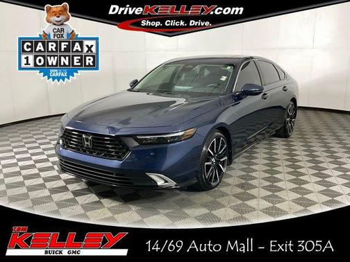Canyon River Blue Metallic 2024 Honda Accord Hybrid Touring