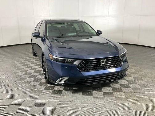 Canyon River Blue Metallic 2024 Honda Accord Hybrid Touring
