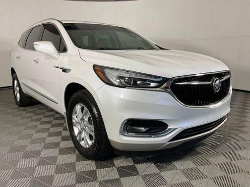 White Frost Tricoat 2019 Buick Enclave Essence