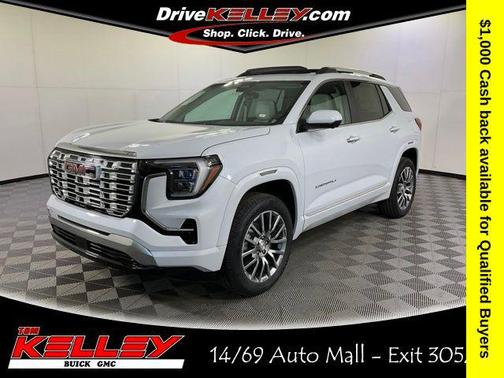 Glacier White Tricoat 2026 GMC Terrain Denali