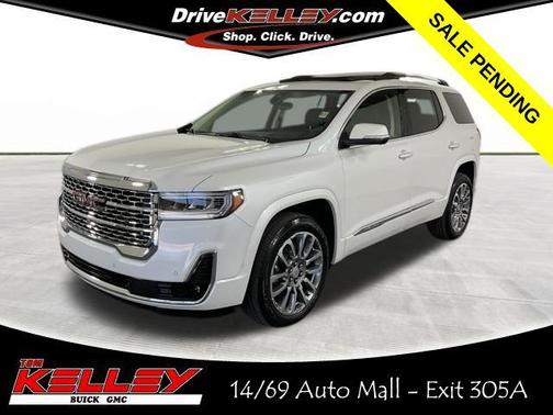 White Frost Tricoat 2023 GMC Acadia Denali