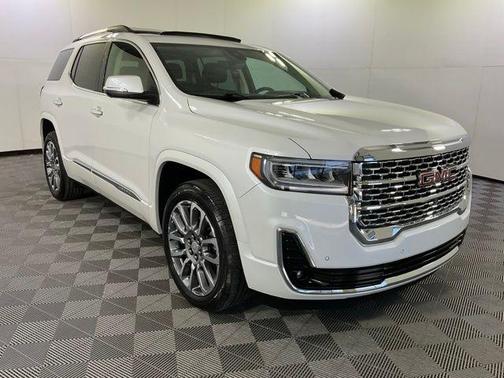 White Frost Tricoat 2023 GMC Acadia Denali