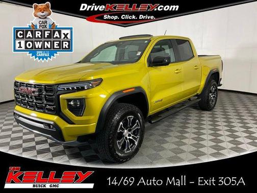 Solar Flare Metallic 2024 GMC Canyon AT4
