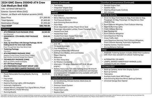 2024 GMC Sierra 3500 AT4