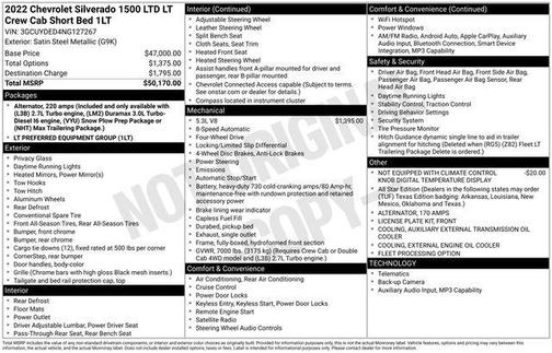 Satin Steel Metallic 2022 Chevrolet Silverado 1500 Limited 1LT