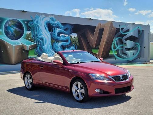 Burgundy 2010 Lexus IS 350C Base