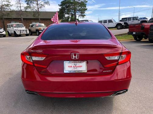 Red 2018 Honda Accord Sport