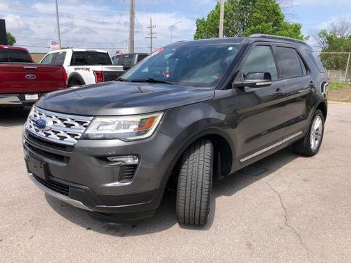 Gray 2018 Ford Explorer XLT
