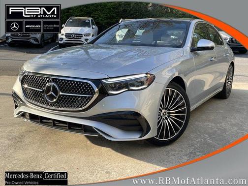 Cirrus Silver Metallic 2025 Mercedes-Benz E-Class E 350 4MATIC