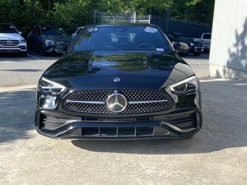 Black 2025 Mercedes-Benz C-Class C 300
