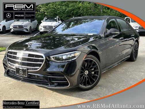 Black 2023 Mercedes-Benz S-Class S 580 4MATIC
