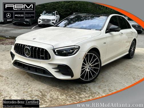 Diamond White 2022 Mercedes-Benz AMG E 53 Base 4MATIC