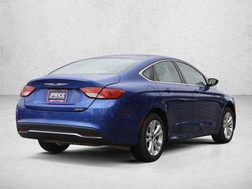 Vivid Blue Pearlcoat 2015 Chrysler 200 Limited
