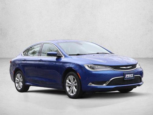 Vivid Blue Pearlcoat 2015 Chrysler 200 Limited