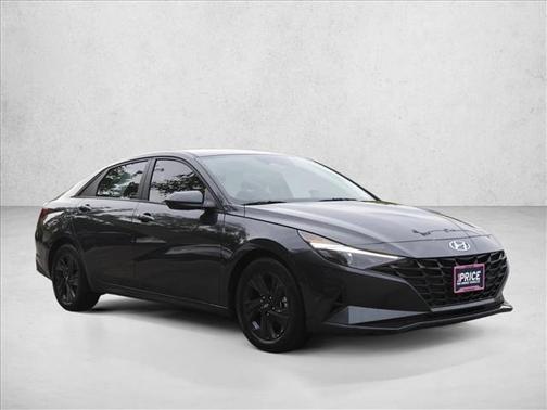 Portofino Gray 2021 Hyundai ELANTRA SEL