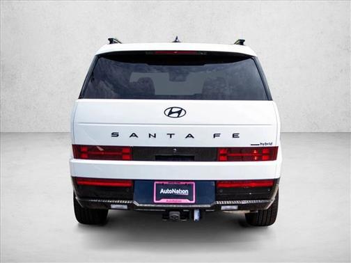 Serenity White 2026 Hyundai SANTA FE HEV Calligraphy
