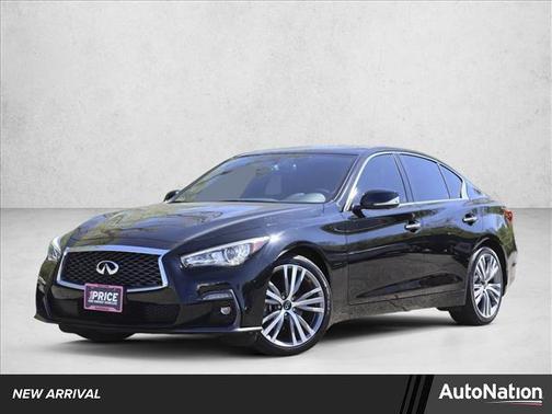 Black Obsidian 2021 INFINITI Q50 3.0t SENSORY