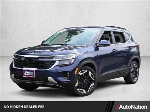 Dark Ocean Blue 2024 Kia Seltos SX Turbo