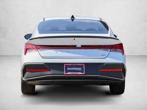 Serenity White 2025 Hyundai ELANTRA HEV SEL Sport