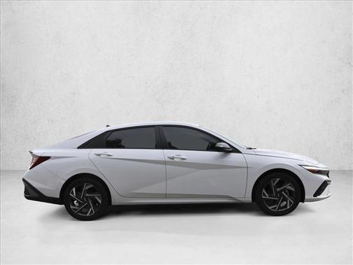 Serenity White 2025 Hyundai ELANTRA HEV SEL Sport
