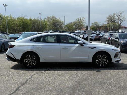 Serenity White 2025 Hyundai SONATA SEL