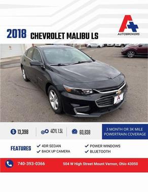 2018 Chevrolet Malibu 1LS