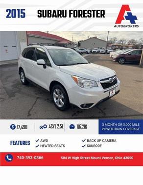 2015 Subaru Forester 2.5i Limited