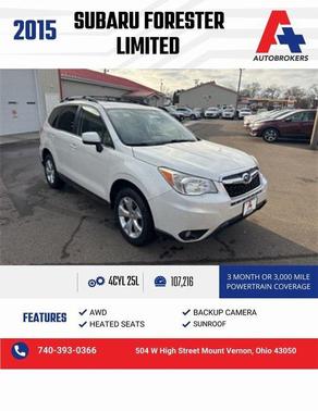 2015 Subaru Forester 2.5i Limited