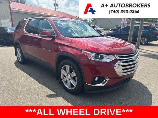 Cajun Red Tintcoat 2019 Chevrolet Traverse LT Cloth