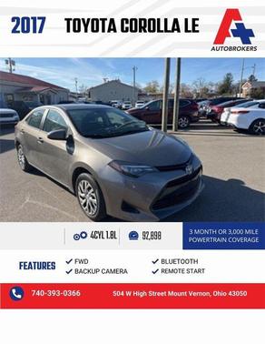2017 Toyota Corolla LE