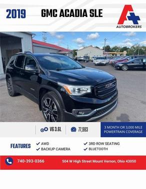 2019 GMC Acadia SLE-2