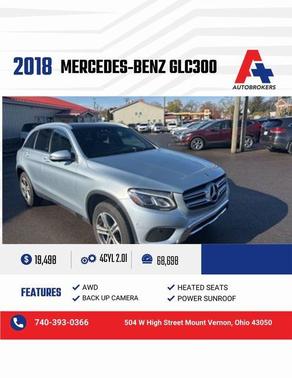 2018 Mercedes-Benz GLC 300 4MATIC